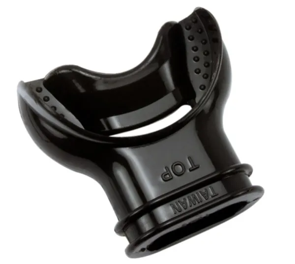 Загубник универсальный черный силиконовый с перемычкой