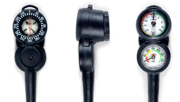 Консоль 3-х приборная Ocean CSBM TRIS SV compact (манометр, глубиномер, компас)