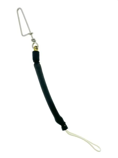 Амортизатор линя Pelengas с вертлюгом и карабином 14 см