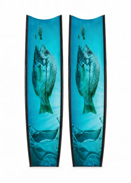 Лопасти из карбона Leaderfins Pure Carbon LE Plastic in Ocean