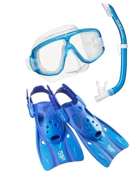Комплект маска+трубка+ласты в сумке Tusa Sport UPR-0101