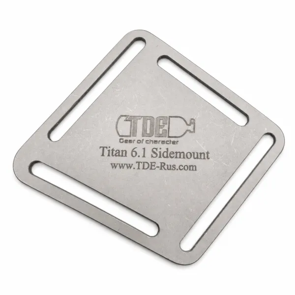 Пластина боковая четырехщелевая из титана TDE 2″ (50 мм)