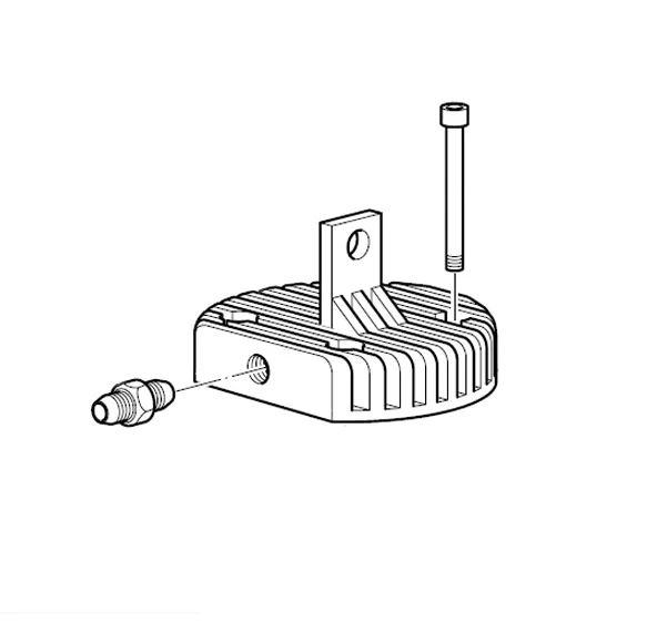 Крышка цилиндра 2-й ступени Coltri MCH-6, комплект