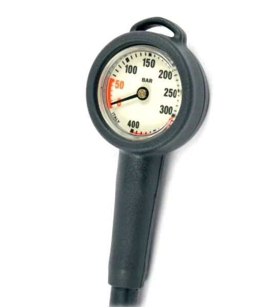 Манометр Metalsub 400 Bar со шлангом 80 см