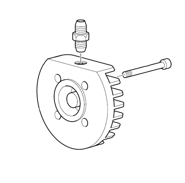 Крышка цилиндра 3-й ступени Coltri MCH-6, комплект
