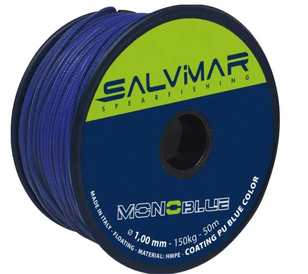 Линь Salvimar Mono Blue ø1,0 мм нагрузка до 160 кг (цена за 1 метр)