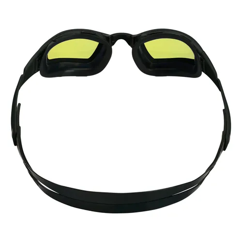 Очки Aqua Sphere Phelps Ninja Yellow Navy зеркальные линзы Titanium