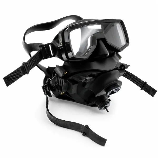 Полнолицевая маска Kirby Morgan M-48 SuperMask со съёмным модулем Scuba Pod
