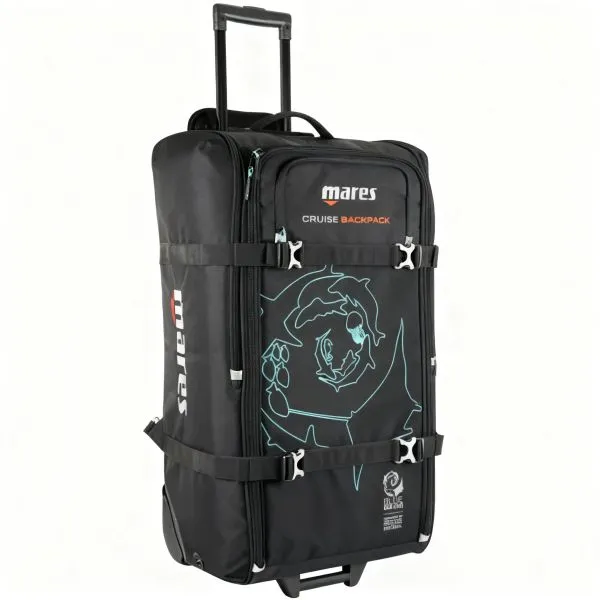 Сумка на колесах Mares Cruise Backpack New Aqua 100 литров