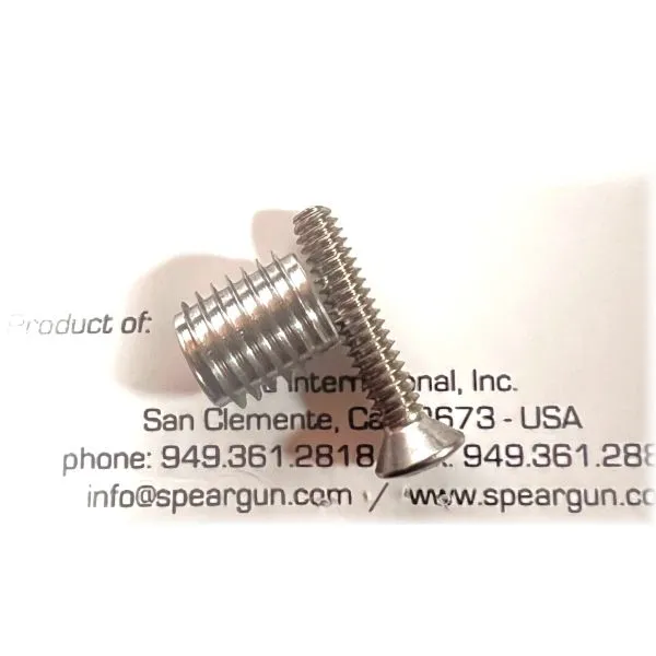 Закладная и болт для установки катушки в деревянные ружья Riffe