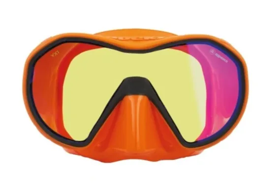 Маска Apeks VX1 , UV линзы, оранжевая