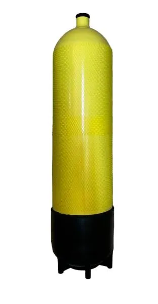 Баллон Vitkovice D171 мм 12 литров 232 Bar с башмаком желтый