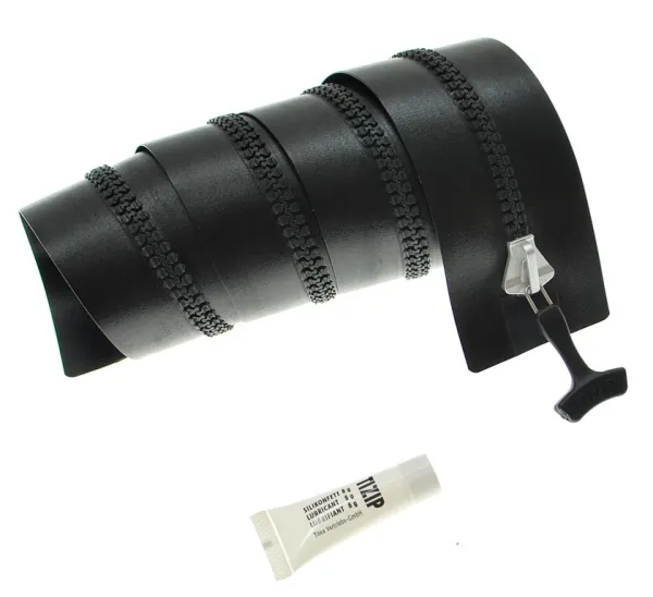 Сухая молния TiZip с металлическим бегунком длиной 104 см