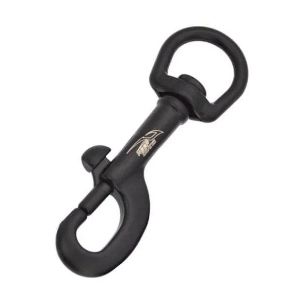 Односторонний карабин с покрытием Keep Diving 90 мм черный