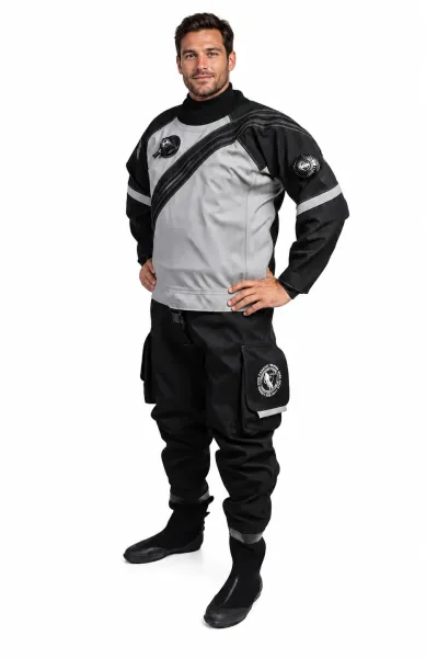 Гидрокостюм сухой NS Dive Gear Kraken Elite Pro с системой колец на руках