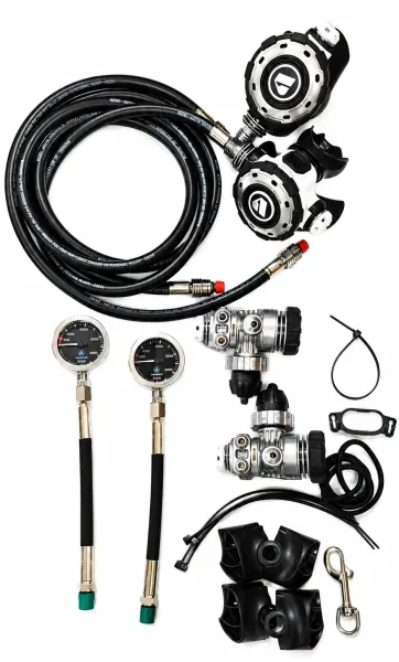 Комплект Apeks Sidemount MTX-R с сумкой и манометрами Psi