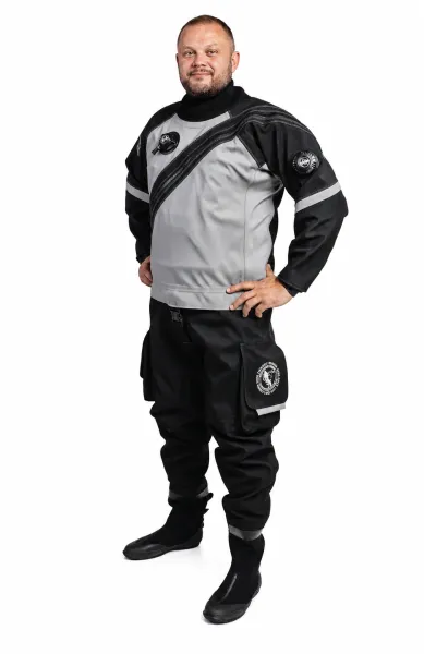 Гидрокостюм сухой NS Dive Gear Kraken Elite Pro с системой колец на руках
