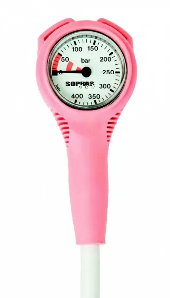 Манометр Soprassub Mini 400 bar розовый