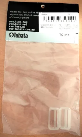 Зажим Tusa универсальный для ремешка маски шириной до 23 мм (2 штуки)