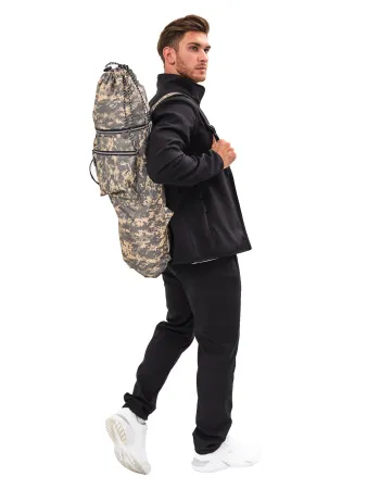 Сумка рюкзак Long Bag Brown Camo для снаряжения 80 см