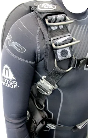 Компенсатор OMS Comfort Harness III Black с алюминиевой спинкой и крылом 32 Lb