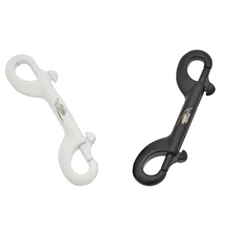 Двухсторонний карабин с покрытием Keep Diving 100 мм черный Двухсторонний карабин с покрытием Keep Diving 100 мм черный