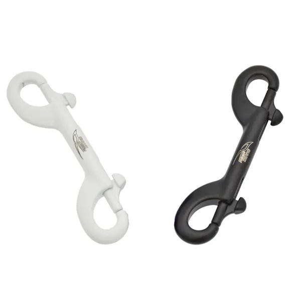 Двухсторонний карабин с покрытием Keep Diving 100 мм белый