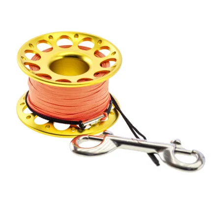 Шпуля 30 метров анодированный алюминий Gold