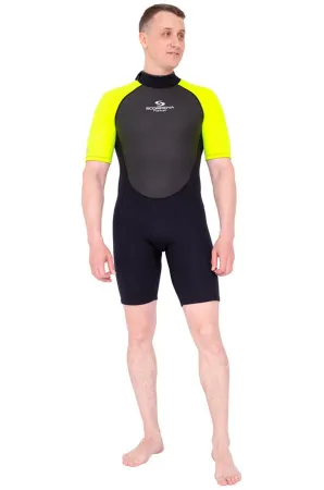 Гидрокостюм мужской Scorpena Hawaii Shorty 3 мм желтый