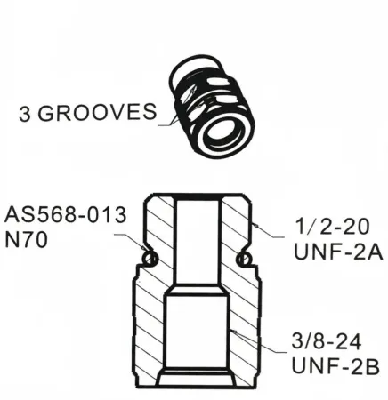 Переходник для шланга Aquatec 1/2"–3/8"