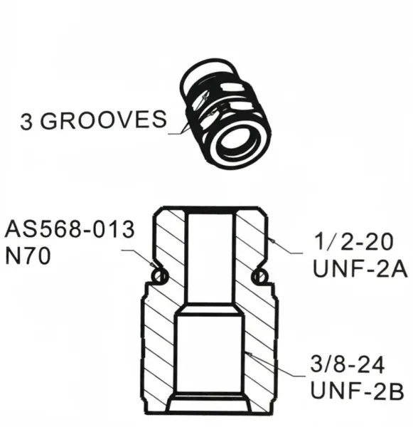 Переходник для шланга Aquatec 1/2"–3/8"