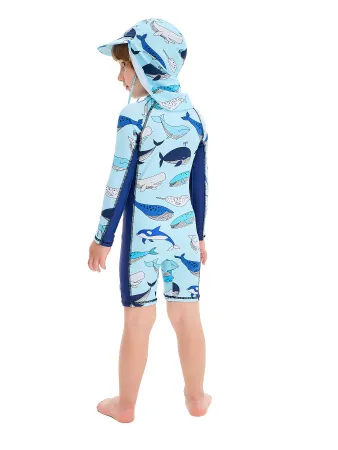Детский гидрокостюм из лайкры Blue Whale