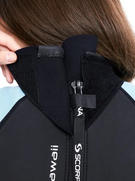 Гидрокостюм женский Scorpena Hawaii Shorty 3 мм голубой