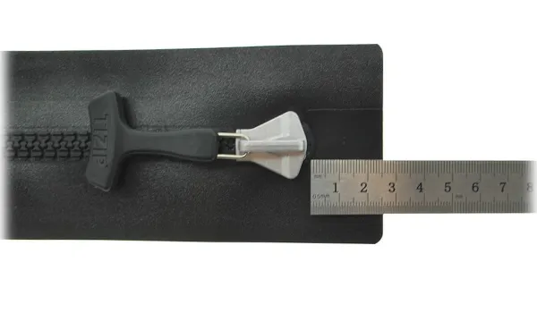 Сухая молния TiZip с металлическим бегунком длиной 91 см