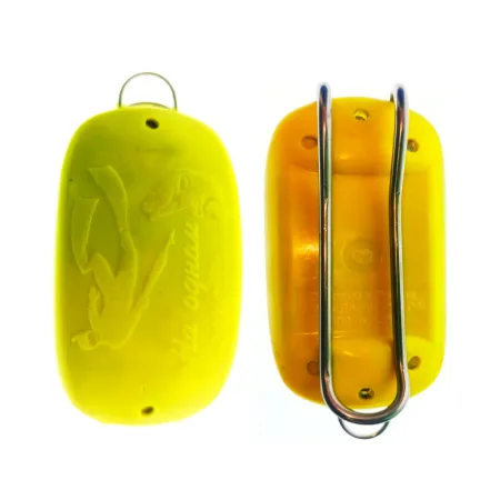 Груз довесок "Мышь" в пластиковой оболочке 0,6 кг быстросъемный желтый