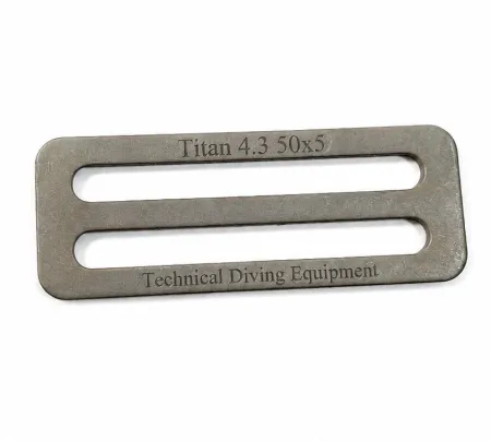 Стопор гладкий с логотипом  из титана TDE 2″ (50 мм)