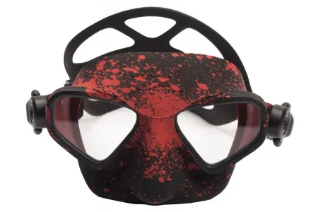 Маска C4 Falcon Firestone red-black