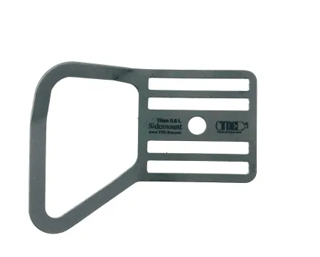 Пластина TDE SDM 5.62 2мм четырехщелевая с большим ушком TDE левая