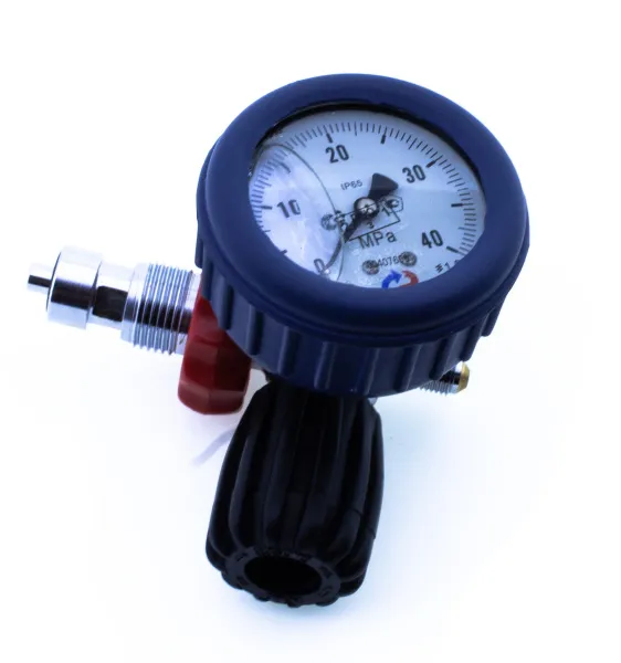 Заправочный коннектор DRV300/Manom 300 bar со сбросом и манометром