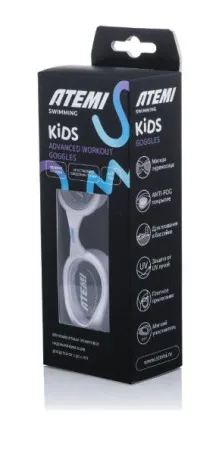Очки для плавания детские Atemi Kids Advanced Workout 