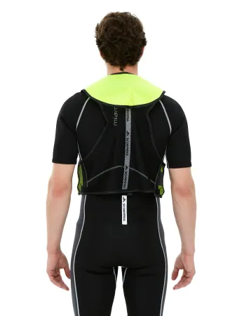 Жилет для сноркелинга взрослый неоново желтый
