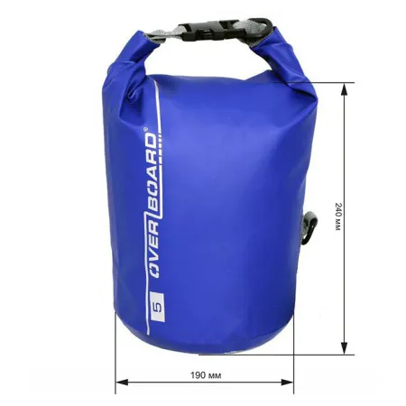 Гермомешок Overboard Dry Tube Bag Blue 5 литров