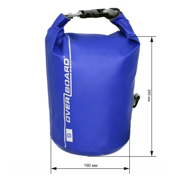 Гермомешок Overboard Dry Tube Bag Blue 5 литров Гермомешок Overboard Dry Tube Bag Blue 5 литров
