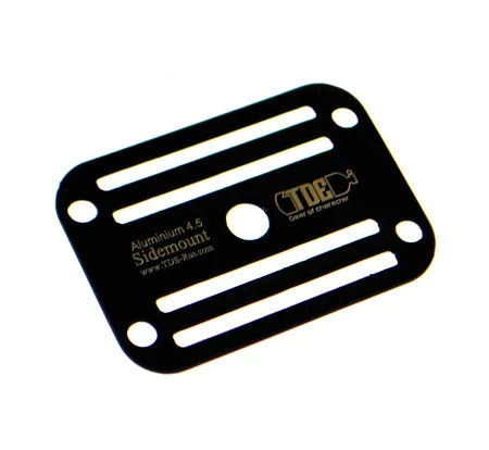 Пластина четырехщелевая из анодированного алюминия 3 мм TDE