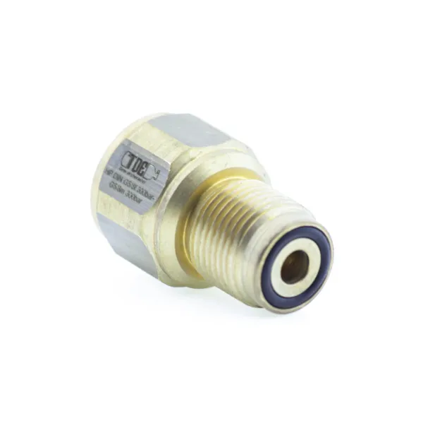 Штуцер TDE HP DIN G58f 300 bar-G58m 300 bar (brass) Штуцер TDE HP DIN G58f 300 bar-G58m 300 bar (brass)