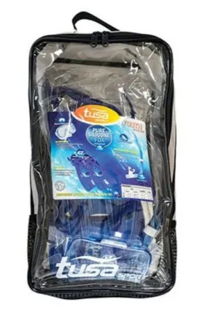 Комплект детский маска+трубка+ласты в сумке Tusa Sport UPR-0201