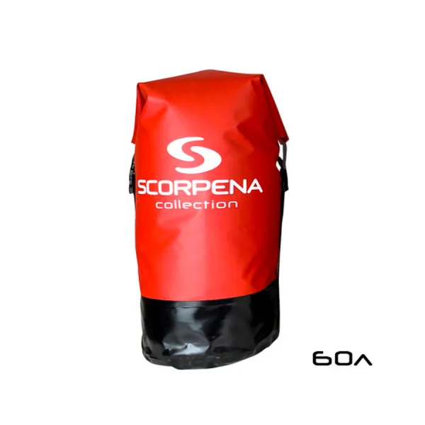 Гермомешок с лямками Scorpena Narva Red 60 литров