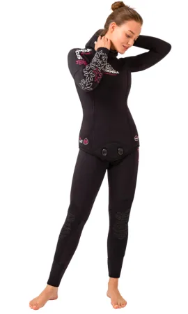 Гидрокостюм женский для фридайвинга Scorpena Water Flower-3 5 мм