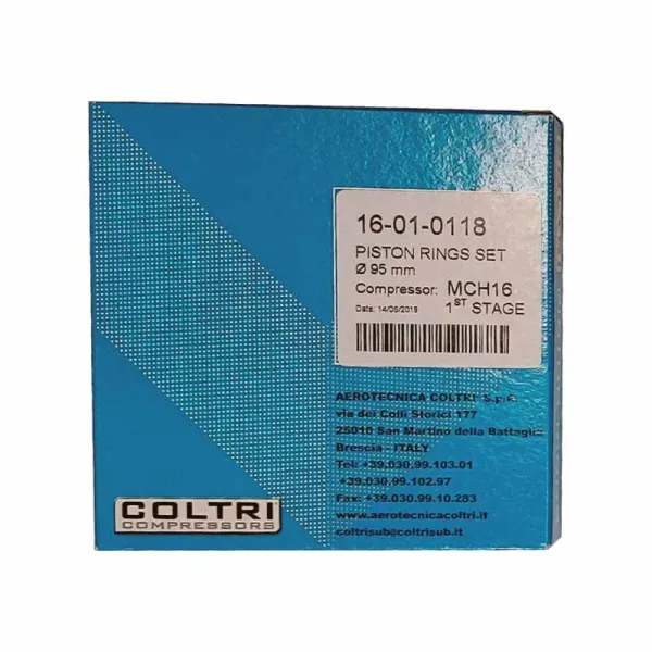 Набор поршневых колец 95мм компрессора Coltri Sub MCH-13/16