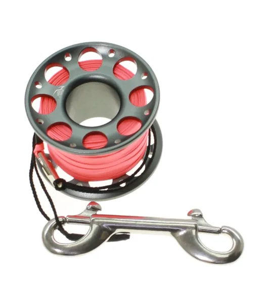 Шпуля 15 метров анодированный алюминий Black